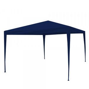 Gazebo 3x3 Broksol Acero Y Rafia Liviano Azul