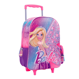 Mochila Con Carro 16" Barbie Wabro 35610