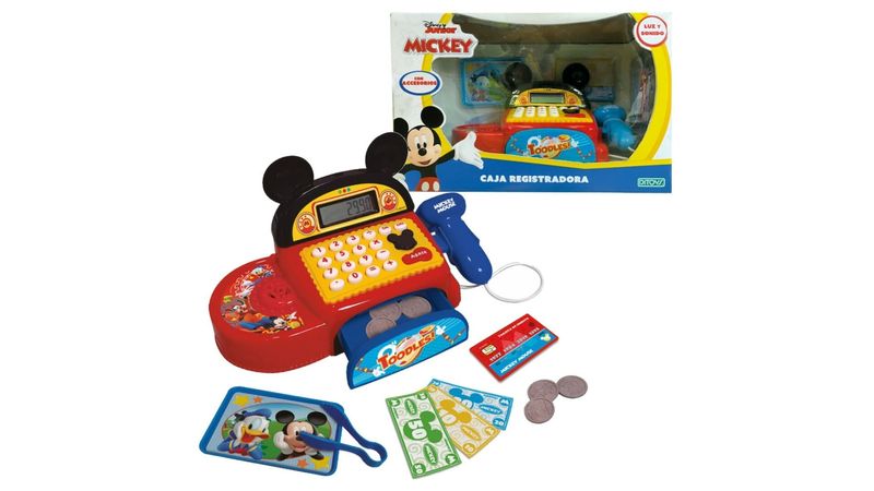 Caja Registradora Mickey Mouse Con Luz Y Sonido Ditoys 2542 On City