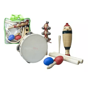 Set Percusion Besser Lt5b P/niños 5 Instrumentos C/estuche