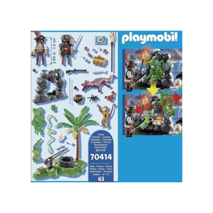 Playmobil Escondite Pirata 63 Piezas 70414