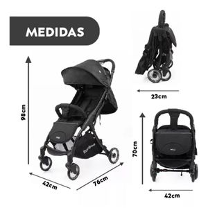 Coche de Paseo Rainbow Cloe Compacto Ultraliviano Autoplegable