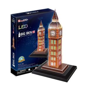 Puzzle Rompecabezas 3d Con Luces Led Cubicfun 67317