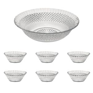 Set Ensaladera  + 6 bowl compotera Barroco Wheaton