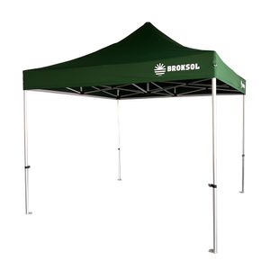 Gazebo Autoarmable Broksol 3x3 Impermeable Con Paredes Verde