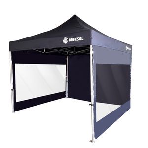 Gazebo Autoarmable Broksol 3x3 Impermeable Con Paredes Azul