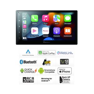 Reproductor AV Multimedia Pioneer DMH-A5450BT Bluetooth Audio Car Pantalla Táctil 6,8" Apple Car Play & Android Auto