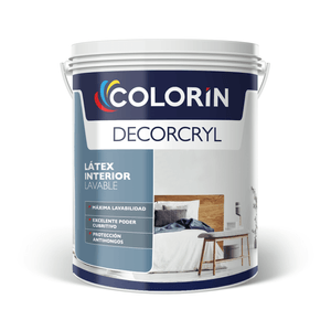 LATEX INTERIOR DECORCRYL LAVABLE MATE BLANCO 4 L