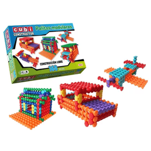 Cubi Constructor Palitos Modulares Juego De Construcción