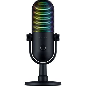 Microfono Gamer Razer Seiren V3 Chroma Rgb Usb Black