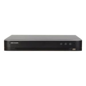 Dvr Hikvision 8 Canales Full HD 1080p 4Mp Acusense Deteccion Facial Deep Learning XVR NVR 12 ch ip