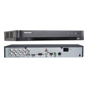 Dvr Hikvision 8 Canales Full HD 1080p 4Mp Acusense Deteccion Facial Deep Learning XVR NVR 12 ch ip