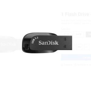 Pendrive SANDISK Ultra Shift 128GB USB 3.0 Black