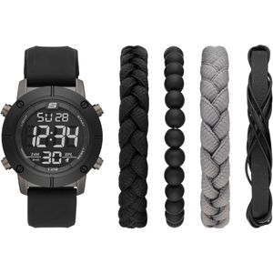 Set de Regalo Skechers SR9053 para Hombre - Reloj y Pulseras