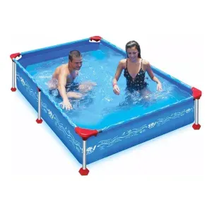 Pileta Lona Sol De Verano 200 Fun 1500 Lts 2,3 X 1,5 X 0,4m Color