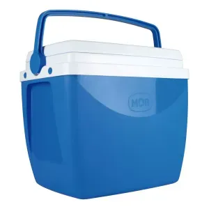 Heladera Conservadora Camping Portatil 34l 50 Latas Playa Color Azul Mor