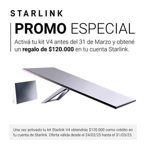 Kit de Internet Satelital Starlink Estandar V4