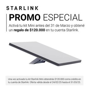 Kit de Internet Satelital Starlink Mini