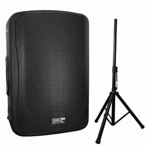 Bafle Activo SKP SK-6PX Bluetooth Woofer 15" 250W RMS con Trípode