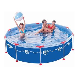 Pileta Redonda Sol De Verano Arco10 Capacidad 5500l Azul