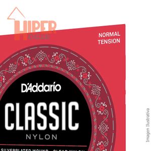 Encordado D'addario Ej27N Classic Nylon Para Guitarra Clásica