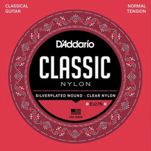 Encordado D'addario Ej27N Classic Nylon Para Guitarra Clásica