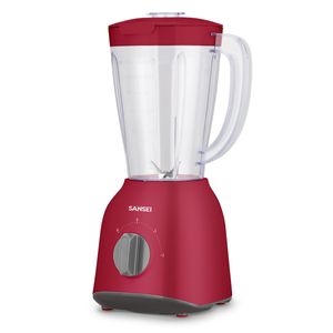 Licuadora de Vaso 1.5L 500W Roja Sansei LISA8446RP