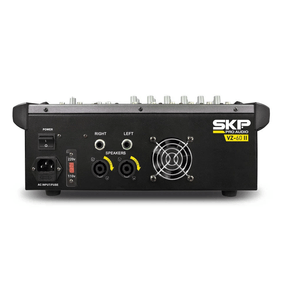 Consola Potenciada Skp Vz60 Ii 6 Canales 1600 W Graba Usb Eq